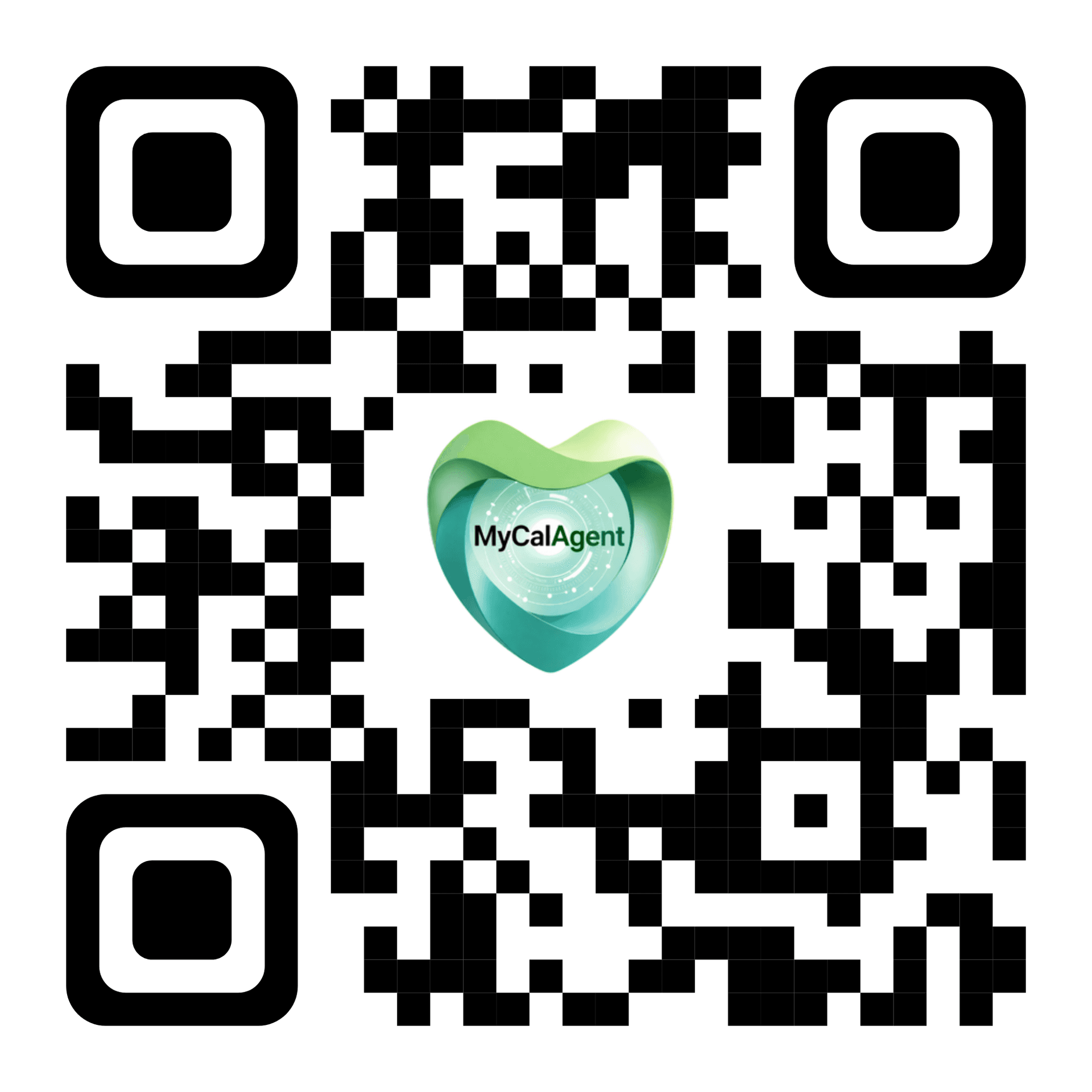 QR code to download MyCalAgent